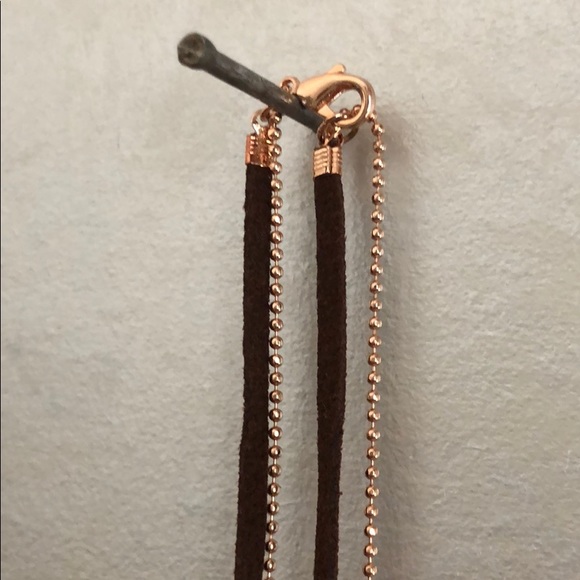 Rose Gold Flower Necklace - Picture 3 of 3